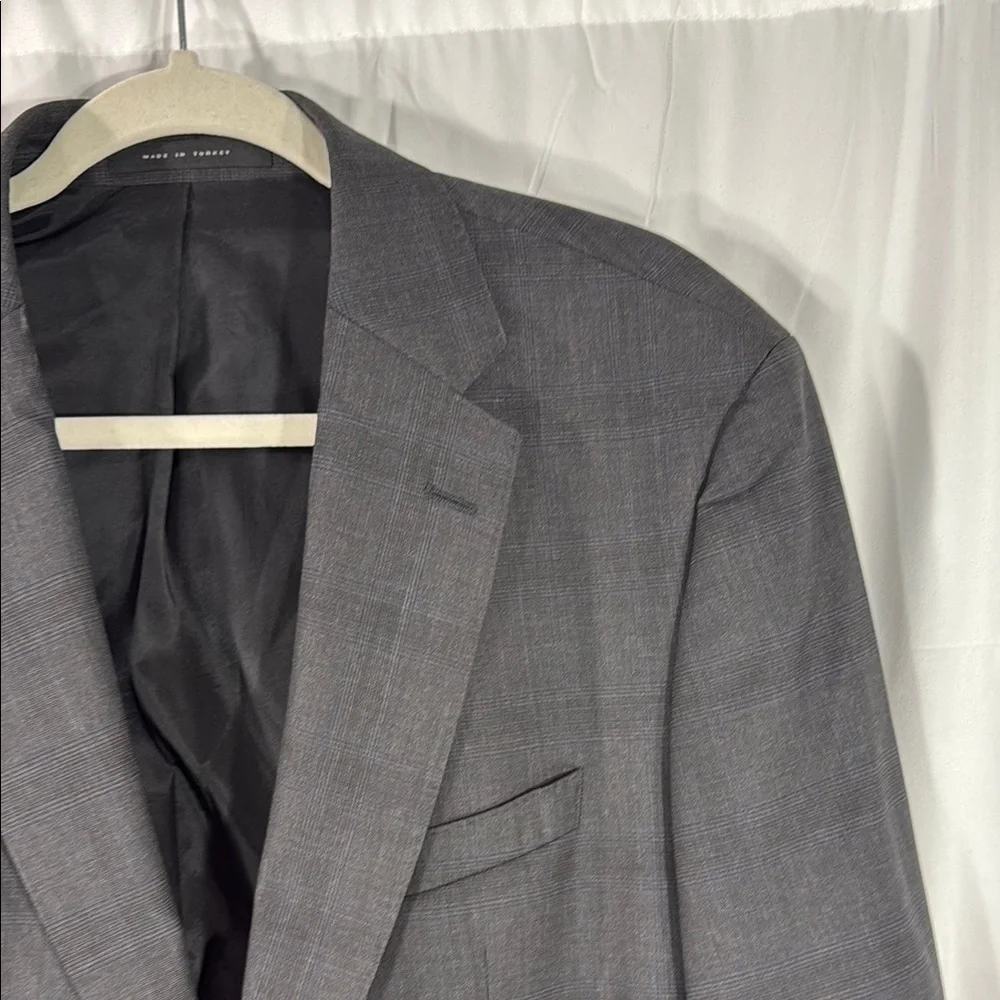 Hugo Boss Gray Wool Sport Coat Blazer Jacket 42L Notch Lapel